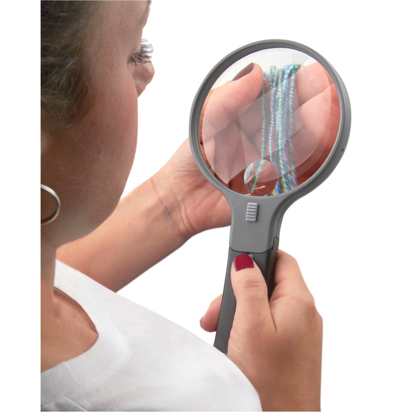 Carson HF-11 split handle Loupe w. Lighting