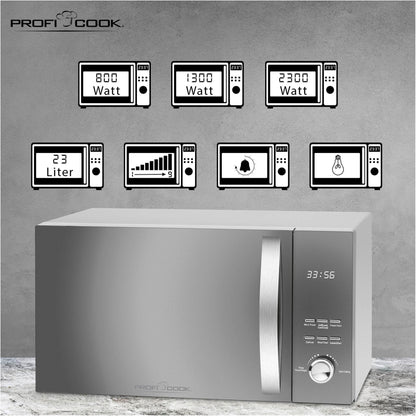 Proficook PC-MWG 1176 H silver