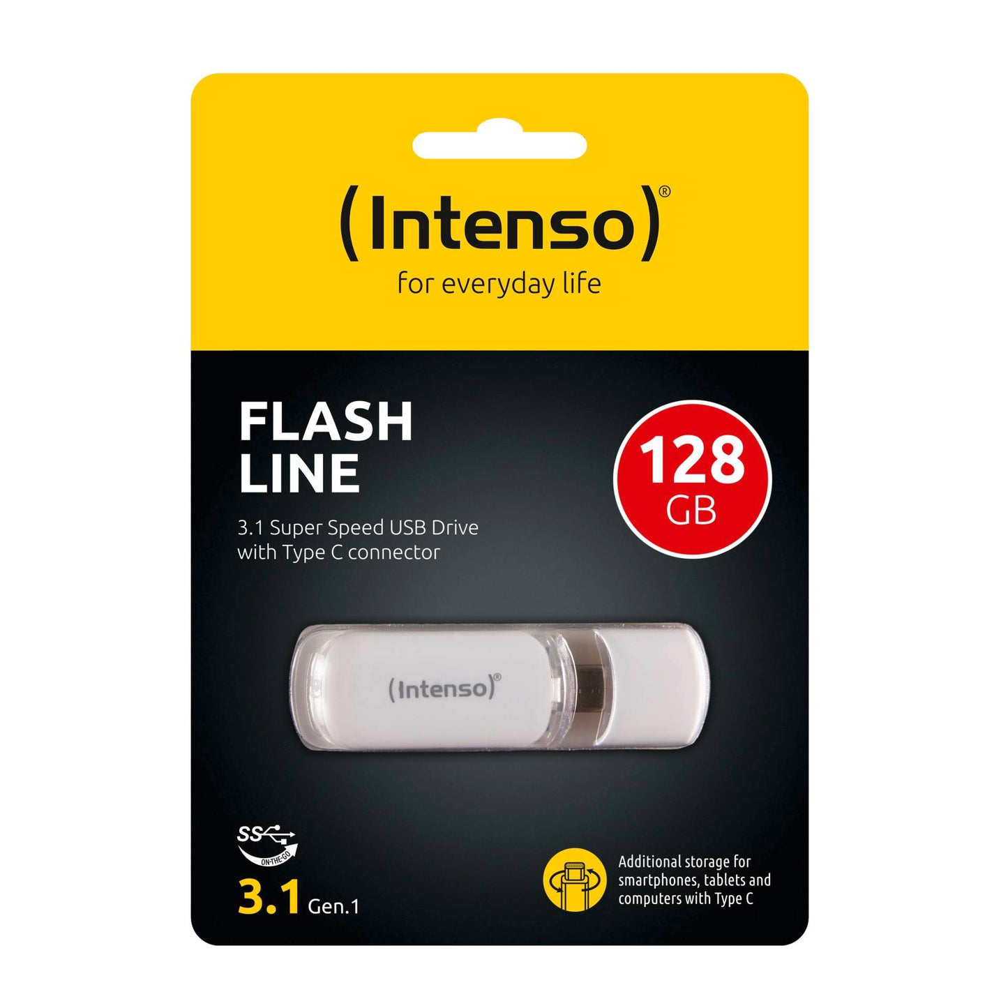 Intenso Flash Line         128GB USB Stick 3.1 Type-C