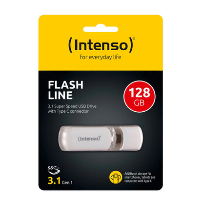 Intenso Flash Line         128GB USB Stick 3.1 Type-C