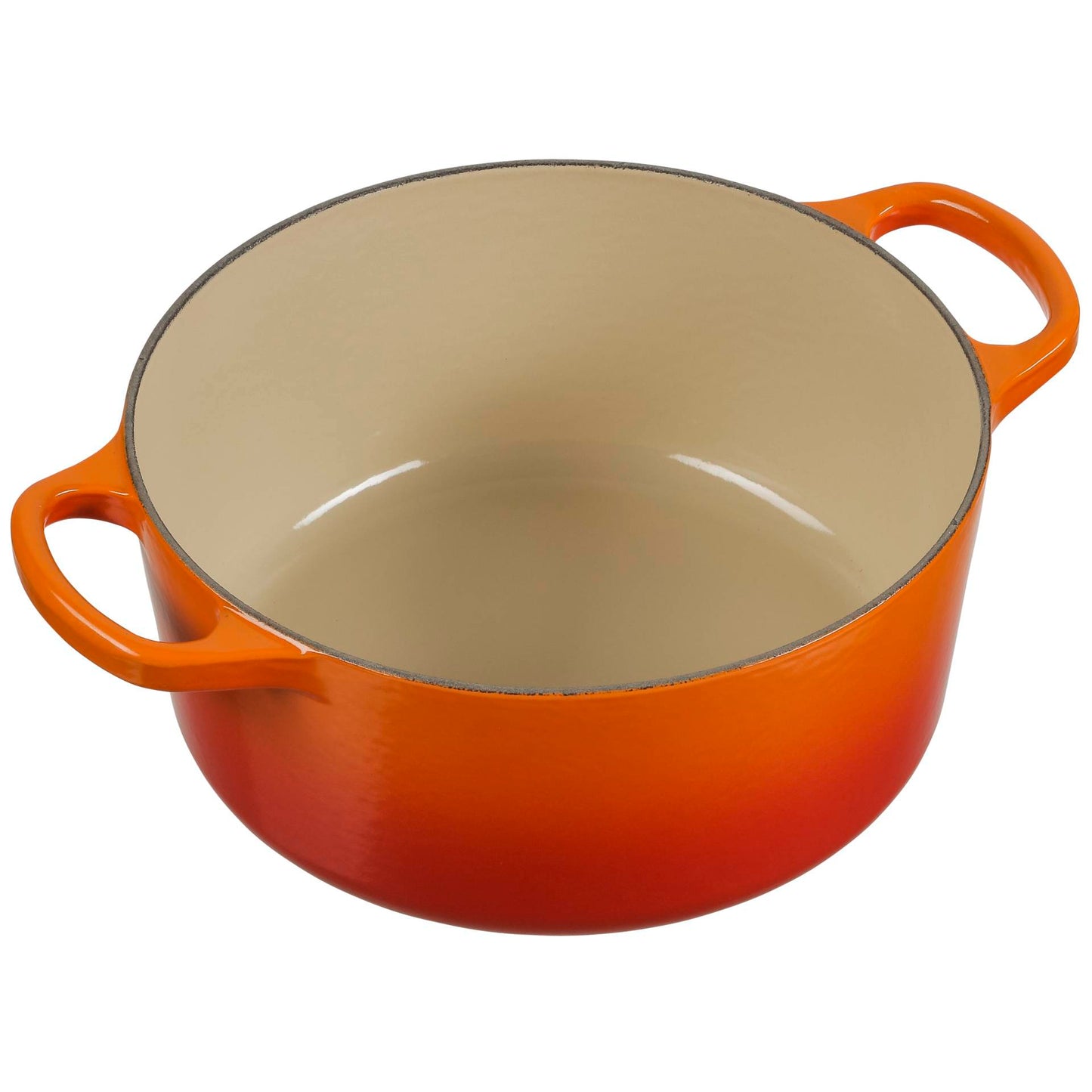 Le Creuset Signature Casserole round 22 cm ofenrot