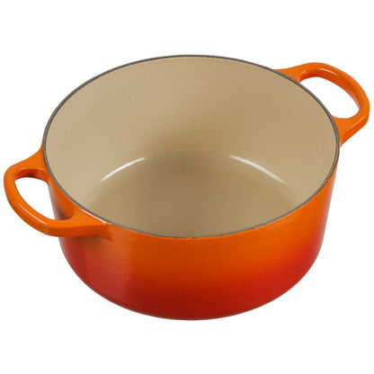 Le Creuset Signature Casserole round 22 cm ofenrot