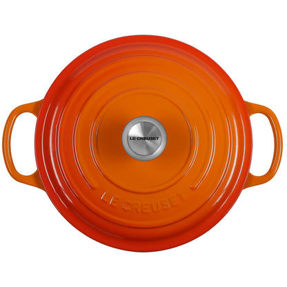 Le Creuset Signature Casserole round 22 cm ofenrot