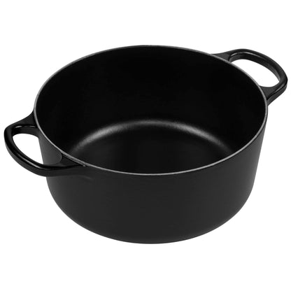 Le Creuset Signature Casserole round 24 cm black