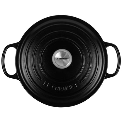 Le Creuset Signature Casserole round 26 cm black