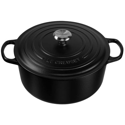 Le Creuset Signature Casserole round 28 cm black