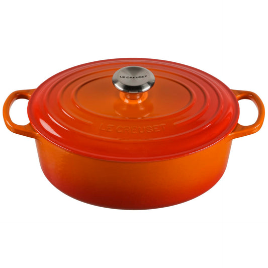 Le Creuset Signature Casserole oval 27 cm volcanic