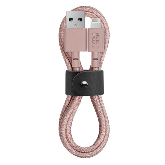 Native Union Belt Cable USB-A to Lightning 1,2m Rose