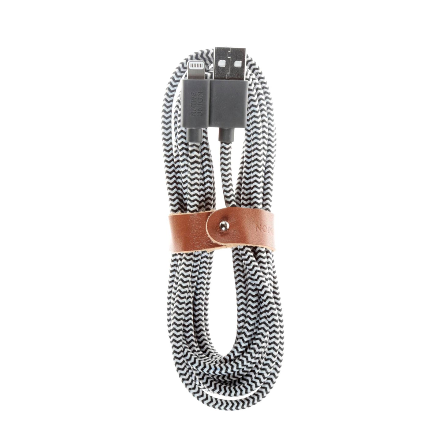 Native Union Belt Cable USB-A to Lightning 3m Zebra