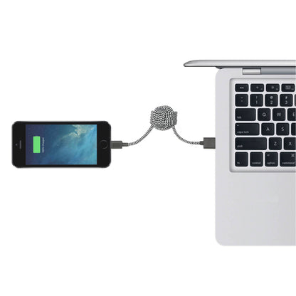 Native Union Key Cable USB-A to Lightning Zebra