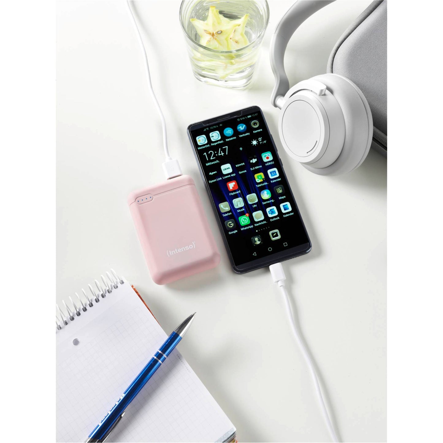 Intenso Powerbank XS10000 rosé 10000 mAh incl. USB-A to Type-C