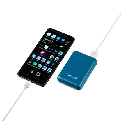Intenso Powerbank XS10000 petrol 10000 mAh incl. USB-A to Type-C