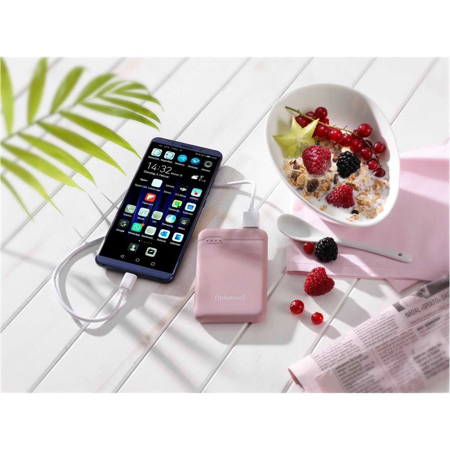 Intenso Powerbank XS5000 rosé 5000 mAh incl. USB-A to Type-C