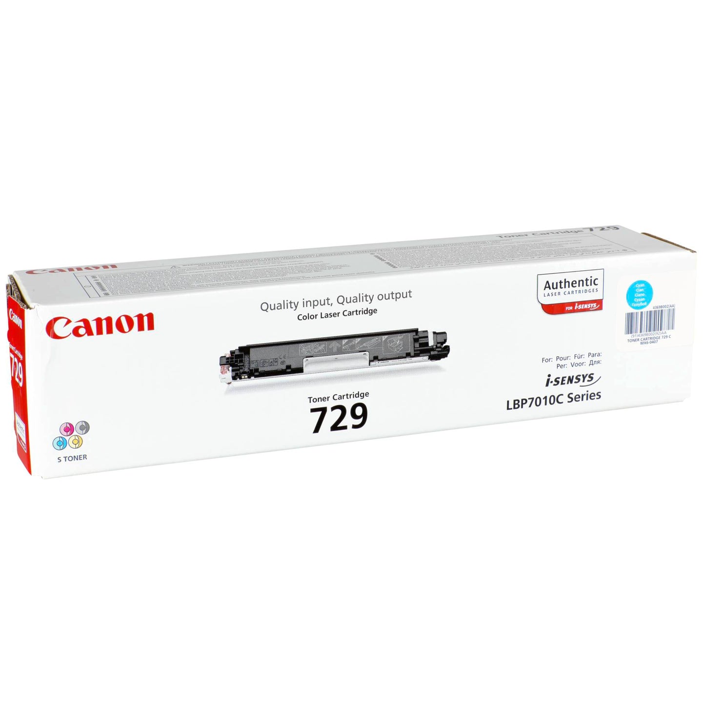 Canon Toner Cartridge 729 C cyan
