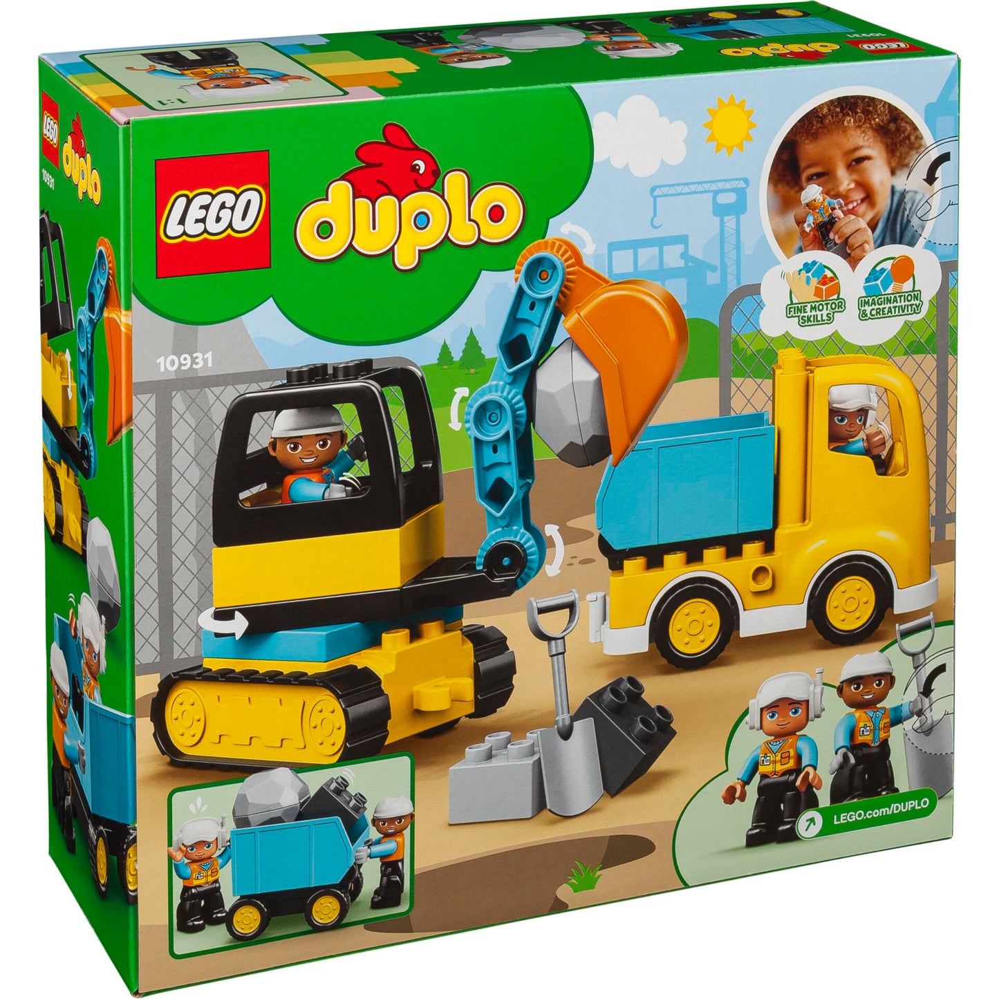 LEGO Duplo 10931 Truck & Tracked Excavator