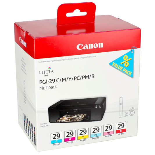 Canon PGI-29 C/M/Y/PC/PM/R Multipack