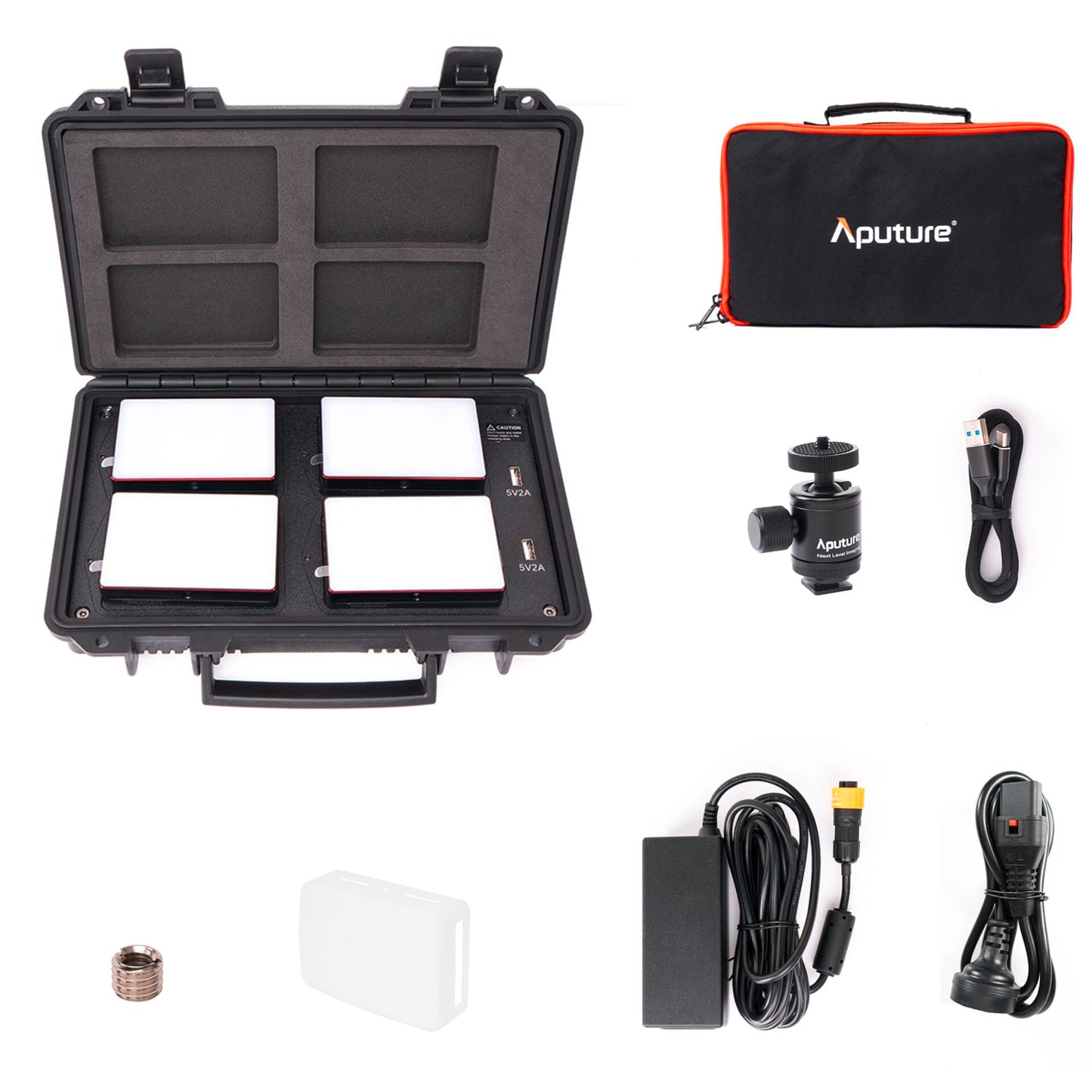 Aputure MC4 light Travel Kit