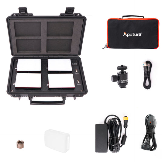 Aputure MC4 light Travel Kit