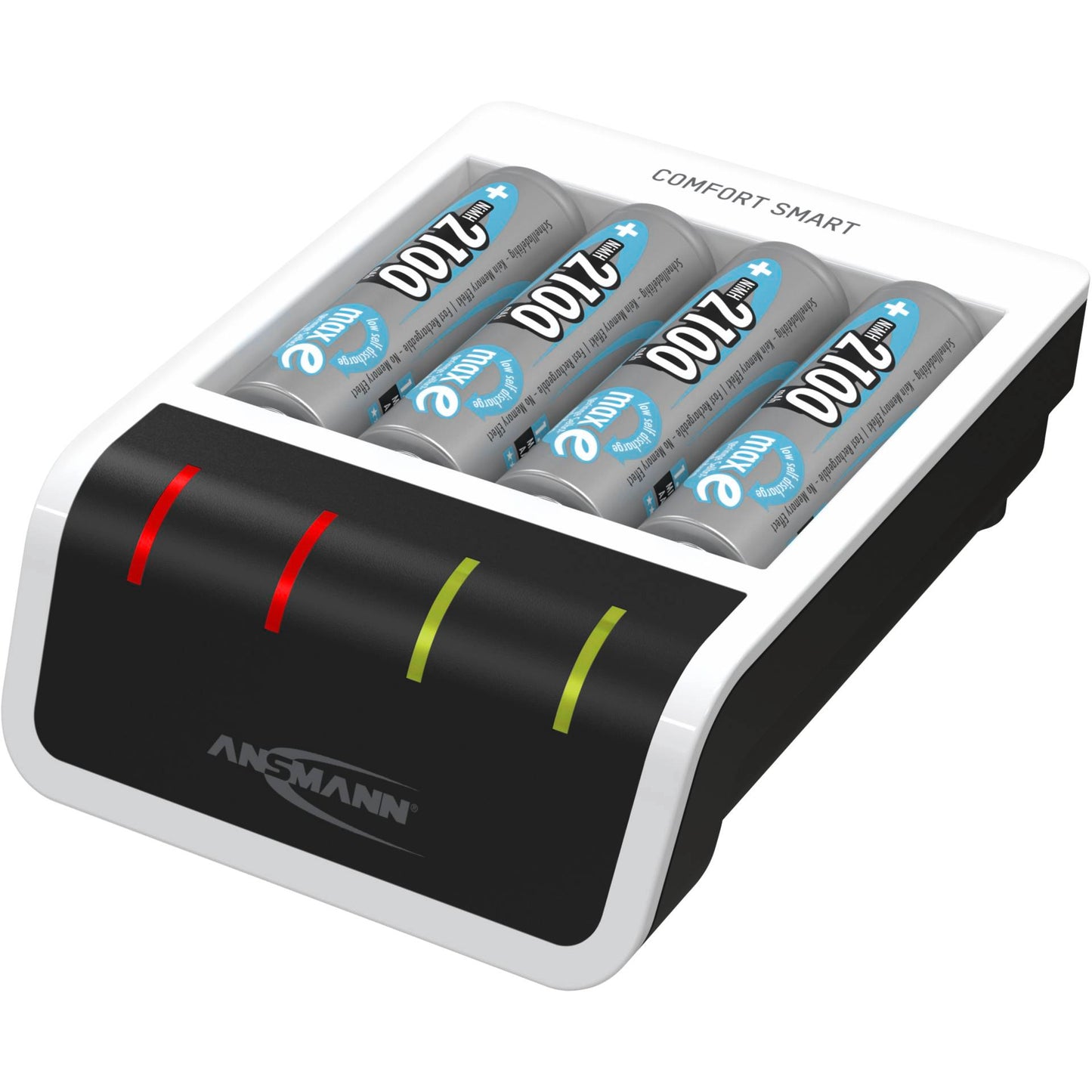 Ansmann Comfort Smart Charger incl. 4 AA Mignon Bat. 2100mAh