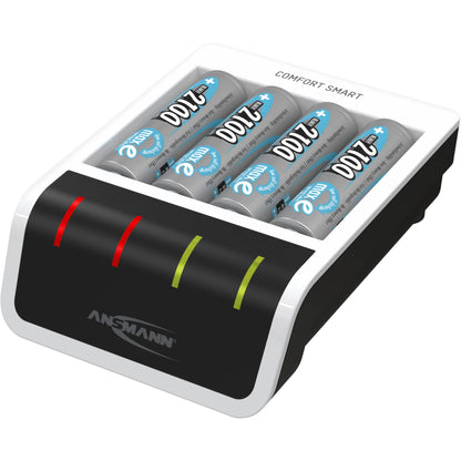 Ansmann Comfort Smart Charger incl. 4 AA Mignon Bat. 2100mAh