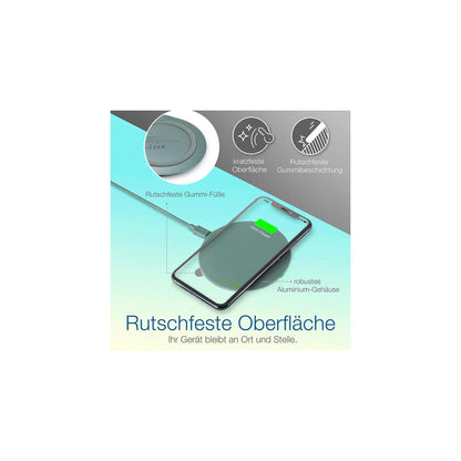 GP QP1A wireless Charger 15W grey USB-C 165QP1AGREY