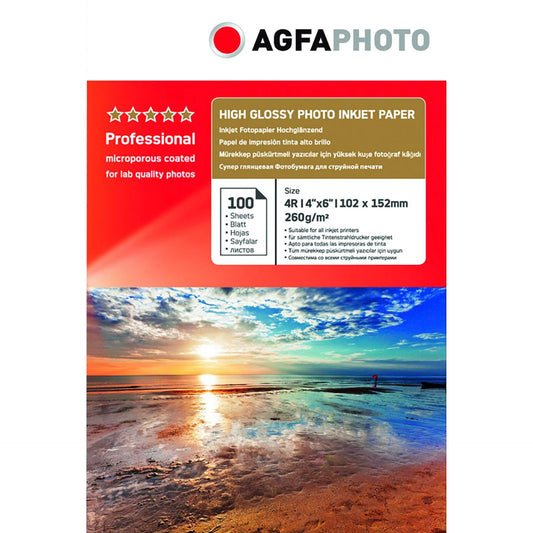 AgfaPhoto Professional Photo Paper 260 g 10x15 cm 100 Sheets