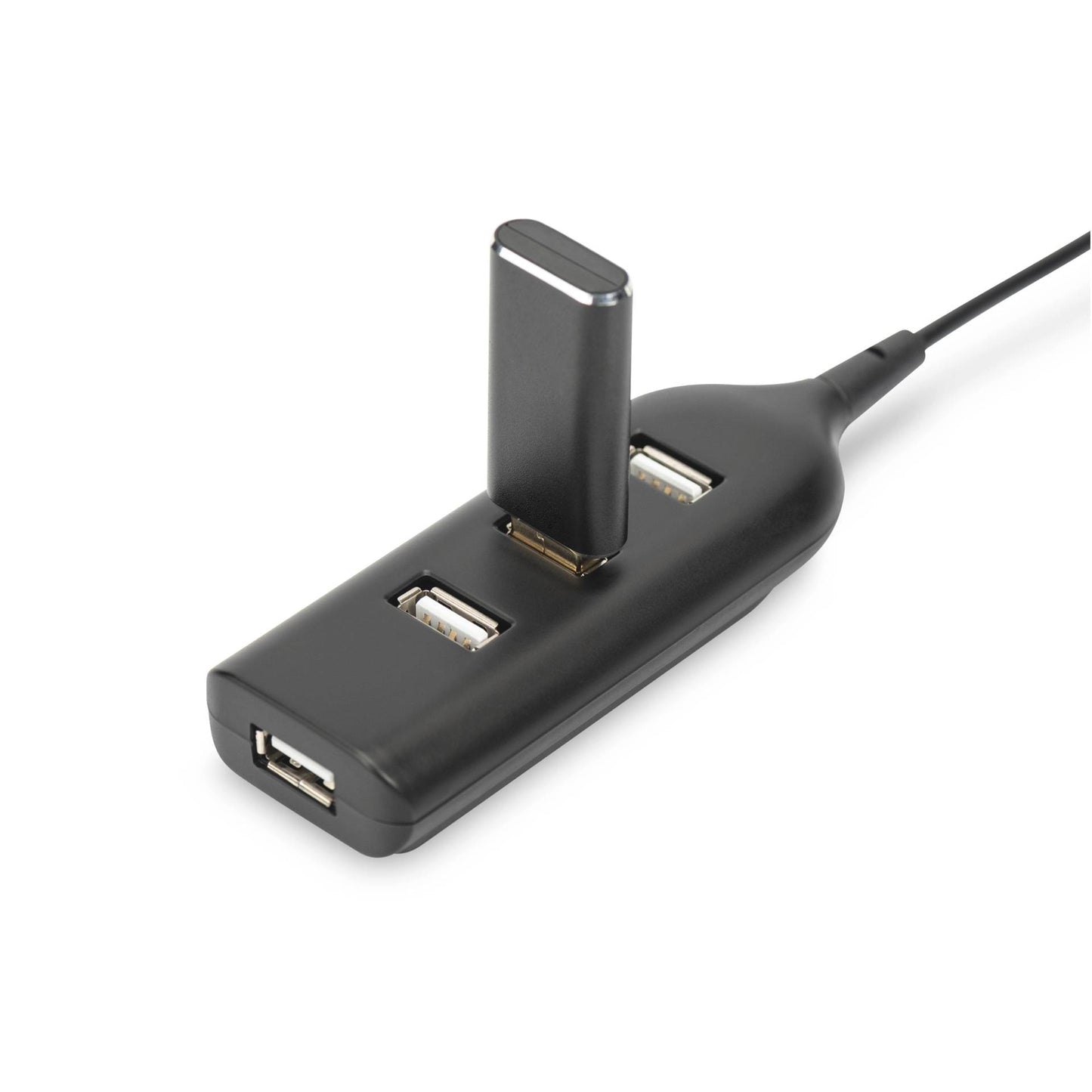 DIGITUS USB 2.0 Hub 4-Port 4 x USB A/F at Connected Cable