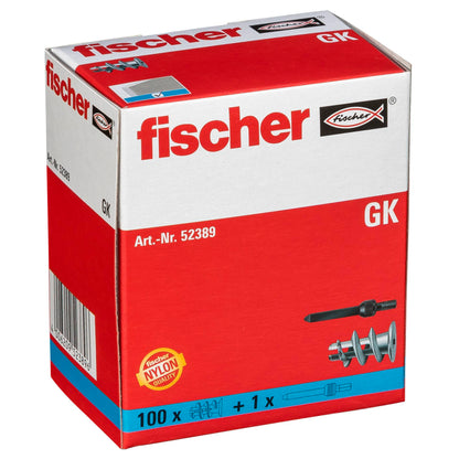 Fischer Plasterboard fixing GK 100 pcs.