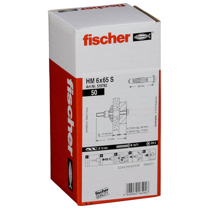 Fischer Metal Cavity Fixing HM 6x65 S   50 pcs.
