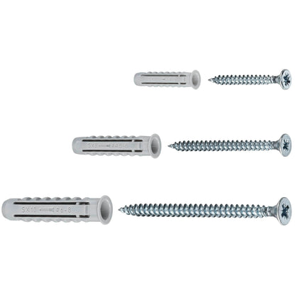 Fischer FIXtainer - SX Plugs & Screws Box (210)