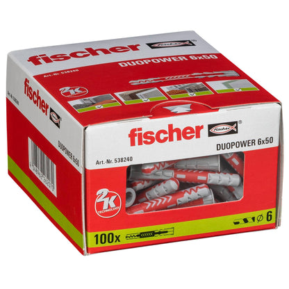 Fischer DUOPOWER 6x50 100 pcs