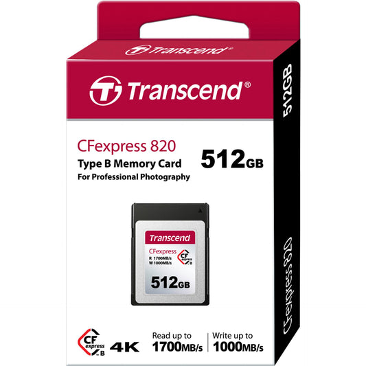 Transcend CFexpress Card   512GB CFE820              TS512GCFE820