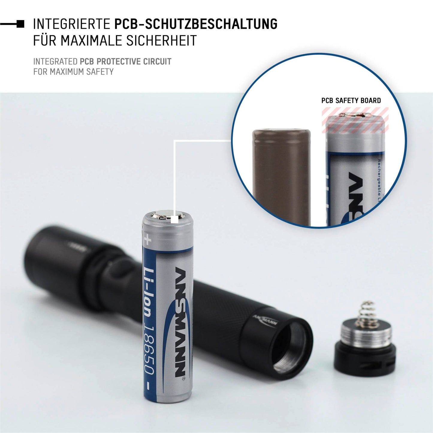 Ansmann Li-Ion 18650 3400mAh 3,6V Micro-USB         1307-0003