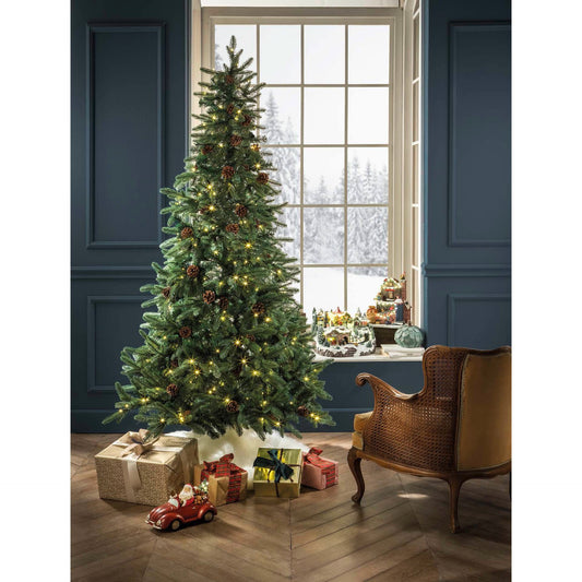 L´Oca Nera Christmas artificial tree 210cm incl. 370 leds green