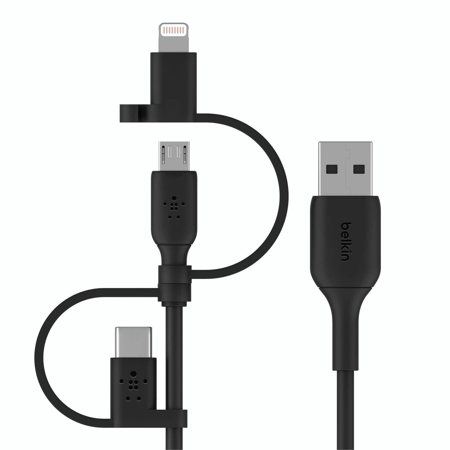 Belkin BOOST Charge Univ. Cable 1,2m Lightn./Micro/USB-C - USB-A