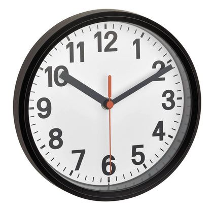 TFA 60.3538.01 Analogue radio wall clock black