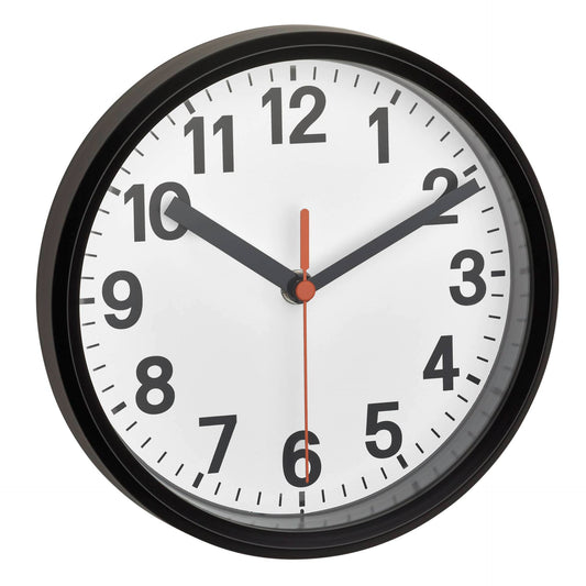 TFA 60.3538.01 Analogue radio wall clock black
