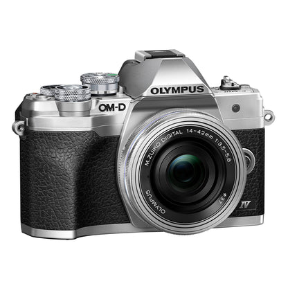 Olympus OM-D E-M10 Mark IV Kit + 14-42 Pancake Zoom silver