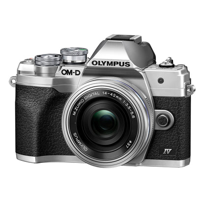 Olympus OM-D E-M10 Mark IV Kit + 14-42 Pancake Zoom silver