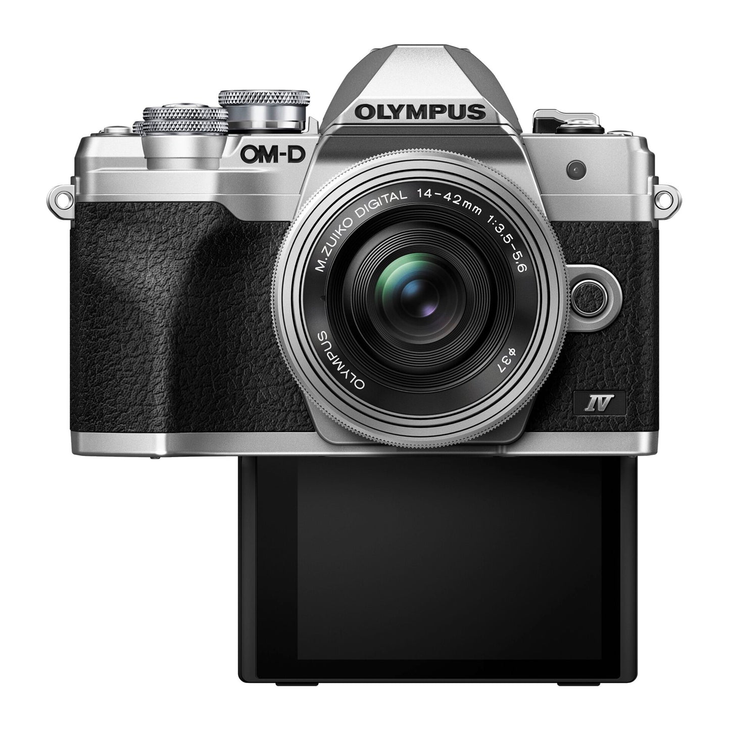 Olympus OM-D E-M10 Mark IV Kit + 14-42 Pancake Zoom silver