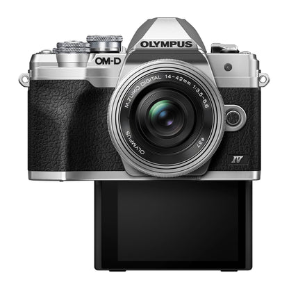 Olympus OM-D E-M10 Mark IV Kit + 14-42 Pancake Zoom silver