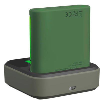 GP ReCyko B4D45 4-fold LCD 4Port Docking St. + 4x AA NiMh 2100mAh