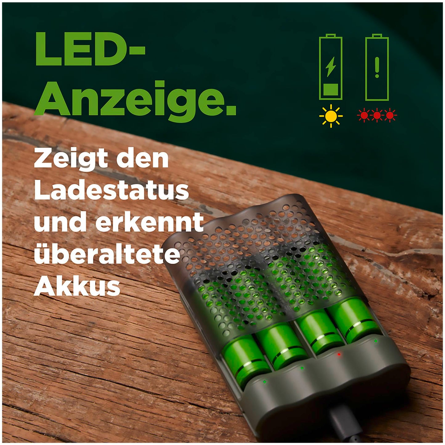 GP ReCyko M451/270 4-Port USB Charger incl. 4xAA NiMh 2600mAh