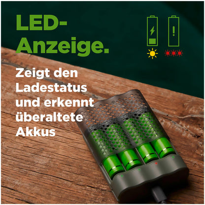 GP ReCyko M451/270 4-Port USB Charger incl. 4xAA NiMh 2600mAh