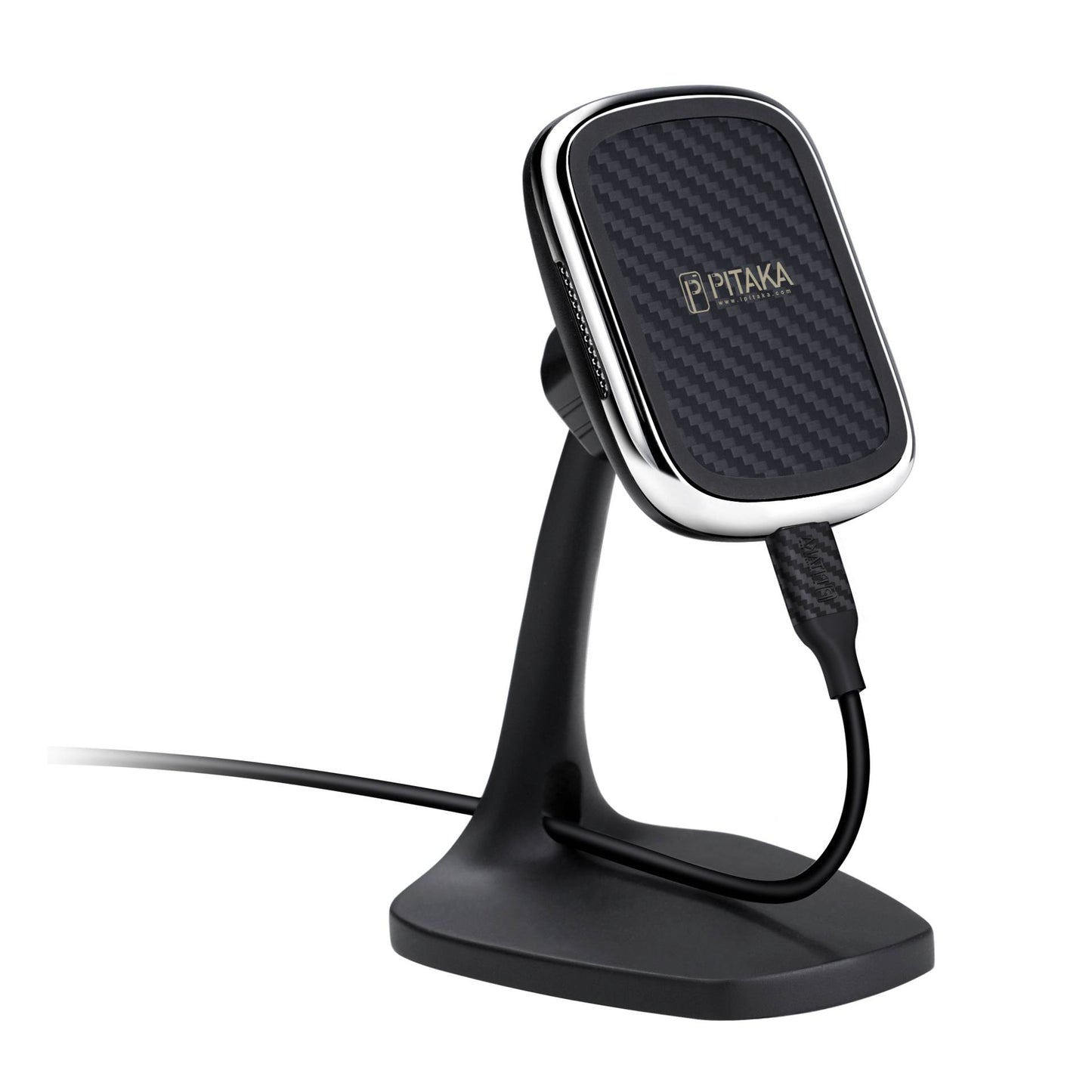 Pitaka MagEzMount Qi DeskTop Black