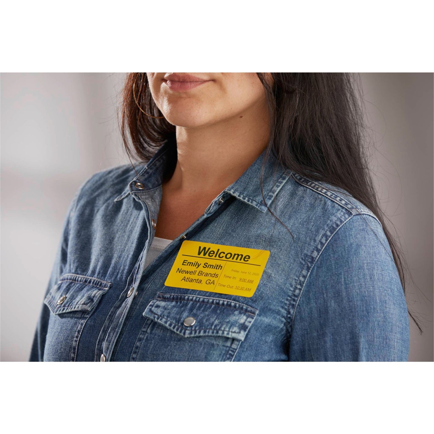 Dymo Coloured Labels 54 x 101 mm 220 pcs black yellow