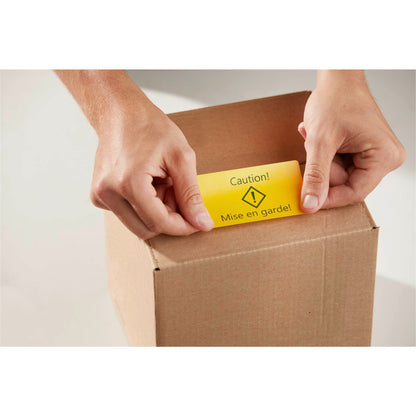 Dymo Coloured Labels 54 x 101 mm 220 pcs black yellow
