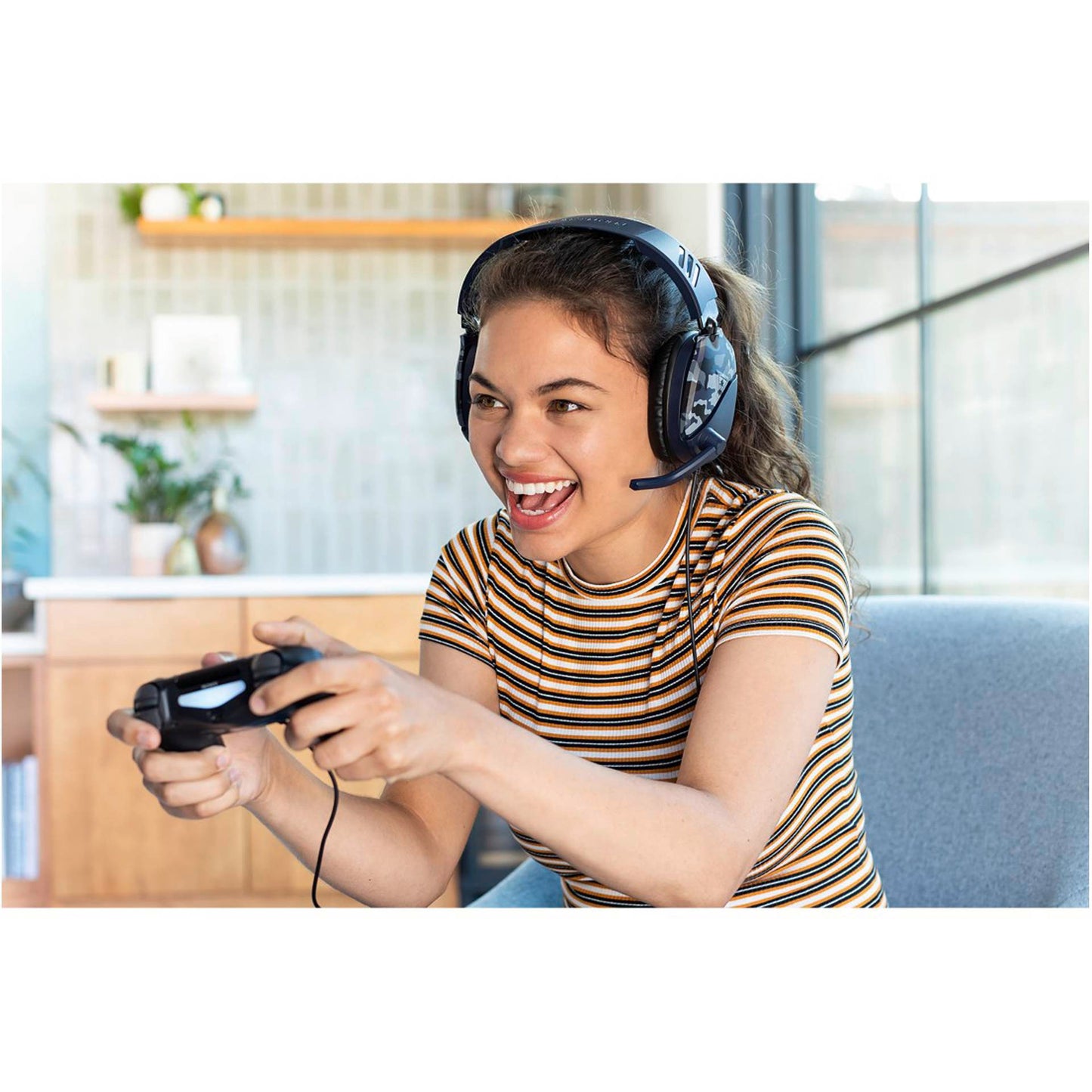 Turtle Beach Recon 70 Camo Blue Over-Ear Stereo Gaming-Headset