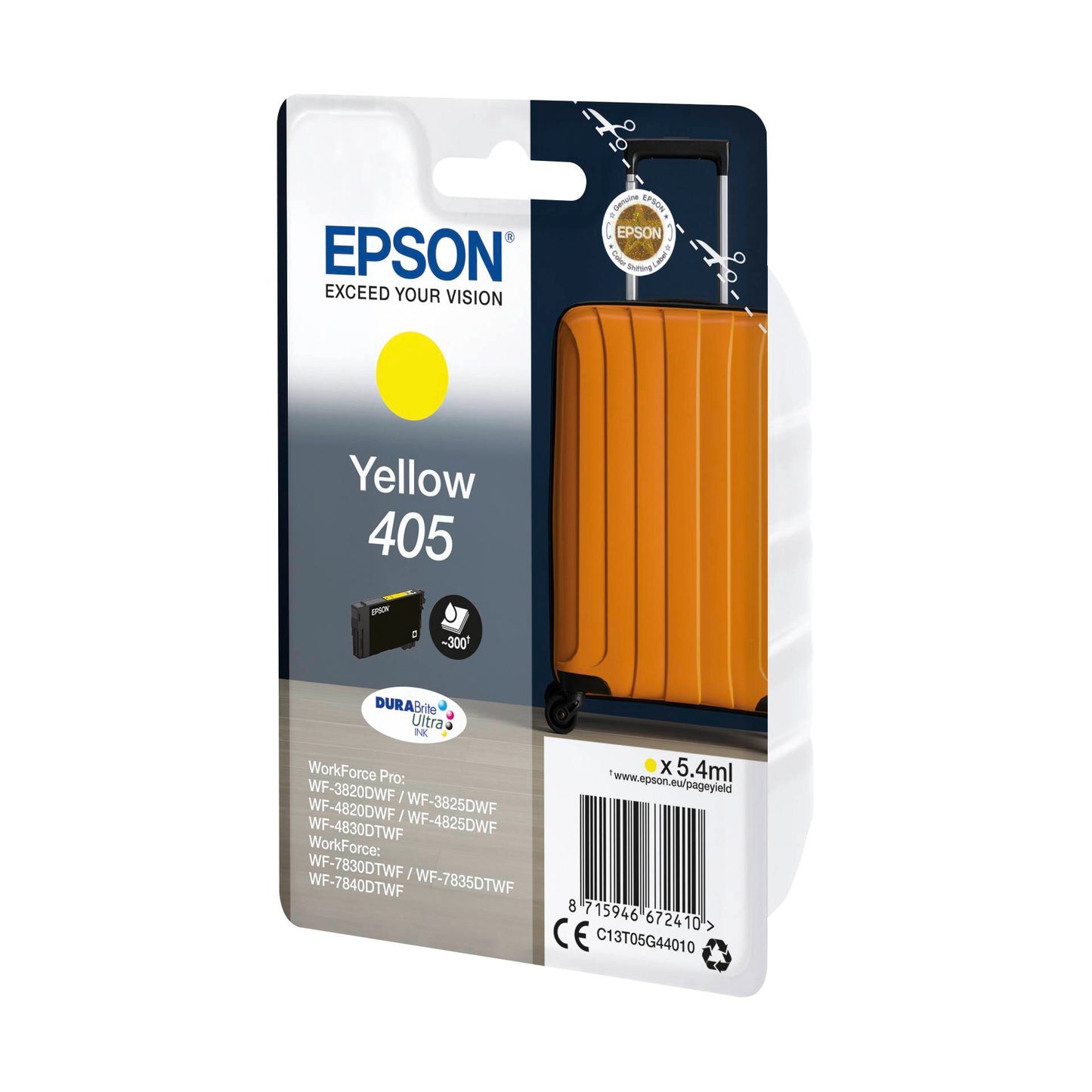 Epson ink cartridge yellow DURABrite Ultra Ink 405   T 05G4