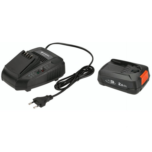 Gardena Starter-Kit P4A PBA 18V/45 2,5 Ah + AL 1830 CV